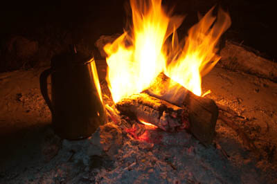 Namibia campfire