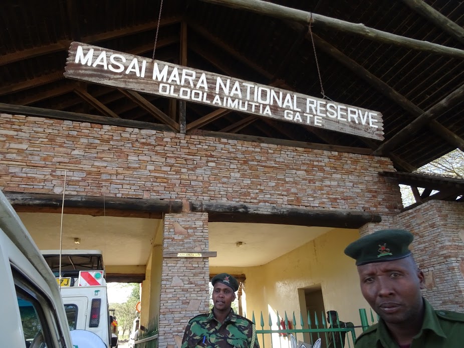 Masai Mara Reserve entrance